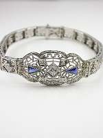 Art Deco Style Filigree Bracelet