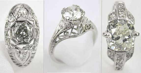  find the perfect filigree engagement ring to suit her personal style