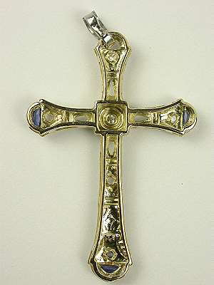 Art Deco Style Filigree Cross