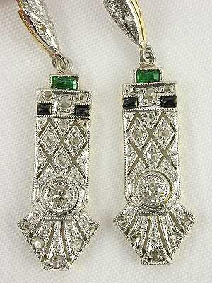 Art Deco Antique Style Earrings