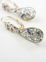 Edwardian Antique Drop Earrings