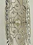 Krementz Antique Edwardian Filigree Pin