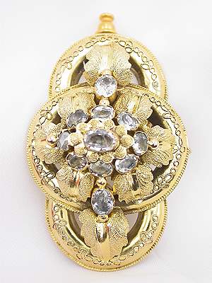 Etruscan Revival Antique Brooch
