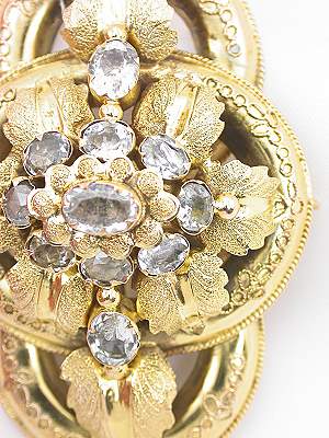Etruscan Revival Antique Brooch