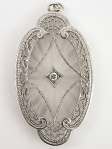 Antique Quartz and Diamond Pendant