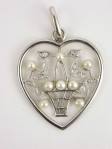 Edwardian Antique Pearl and Diamond Pendant