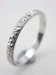 Carved Antique Wedding Ring