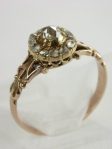 Victorian Rose Gold Antique Engagement Ring