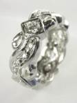 1955 Platinum Diamond Eternity Band