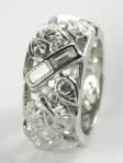 Baguette Diamond Antique Eternity Band