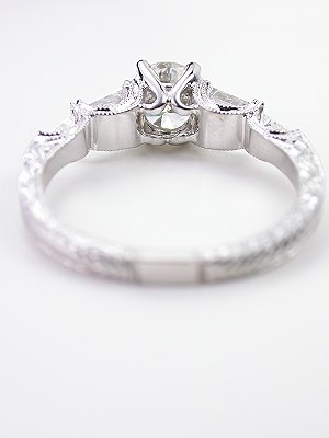 Dramatic Diamond Engagement Ring