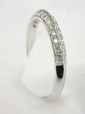 Half Anniversary Style Diamond Wedding Ring