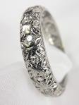 Antique Wedding Ring with Pierced Design