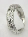 Filigree and Diamond Eternity Band
