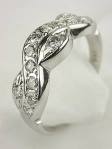 Vintage Retro Diamond Wedding Ring
