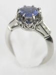 Sapphire and Diamond Antique Engagement Ring