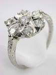 Old European Cut Diamond Engagement Ring
