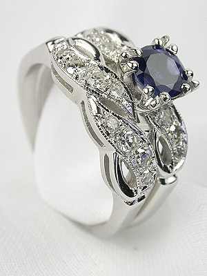 Wedding ring sets customarily include of dual or 3 rings an amethyst 