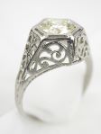 1920 Edwardian Antique Diamond Engagement Ring