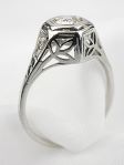 Old European Cut Diamond Engagement Ring