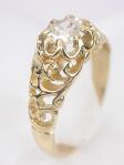Art Nouveau Style Diamond Engagement Ring