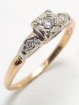 1935 Antique Diamond Engagement Ring