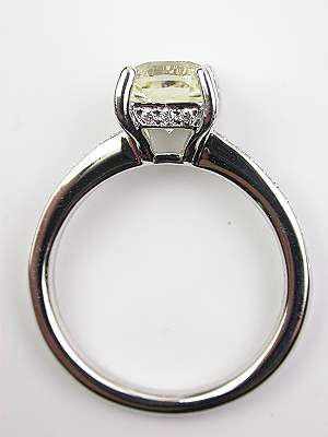 Classic White Sapphire Engagement Ring