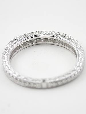 Antique Style Diamond Wedding Band
