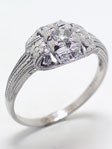 Antique Art Deco Diamond Engagement Ring