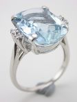 Classic Aquamarine Antique Ring