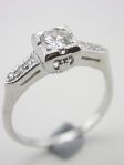 1930s Platinum and Diamond Engagement Ring
