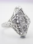 Edwardian Antique Ring with Bird Motif