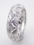 Art Deco Antique Filigree Wedding Band