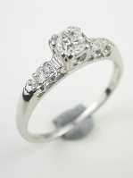 Old European Cut Diamond Vintage Engagement Ring