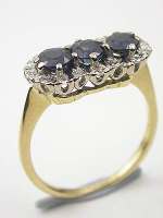 Princess Vintage Engagement Ring