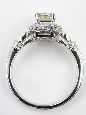 Champagne Diamond Engagement Ring