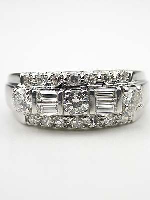 1950s Vintage Diamond Wedding Ring