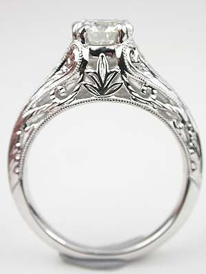 Edwardian Style Diamond Engagement Ring