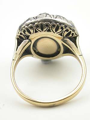 Antique Georgian Rose Cut Diamond Ring