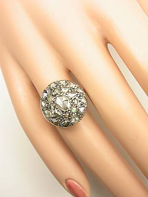 Antique Georgian Rose Cut Diamond Ring