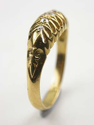 Late Victorian Diamond Wedding Ring