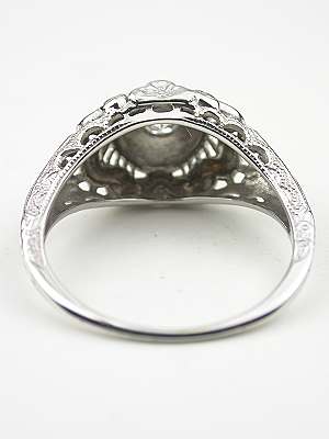Old European Cut Diamond Edwardian Antique Ring