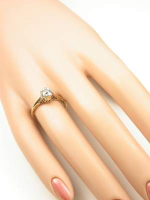 1920s Old European Cut Diamond Engagement Ring