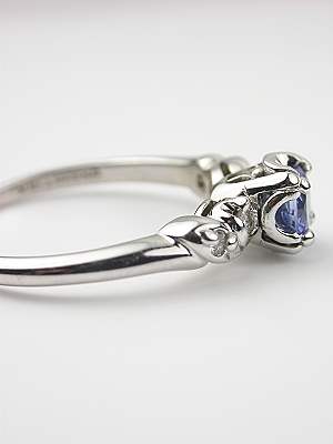 Blue Sapphire Engagement Ring