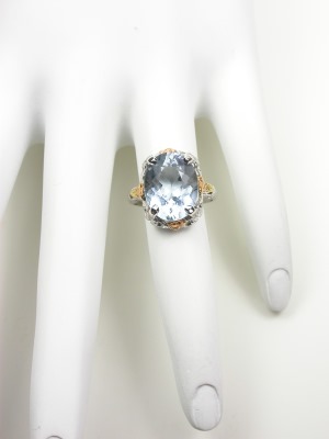 Antique Aquamarine Cocktail Ring
