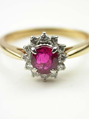Ruby and Diamond Vintage Ring by Tiffany & Co.