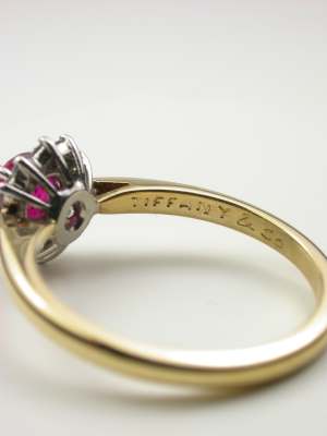 Ruby and Diamond Vintage Ring by Tiffany & Co.