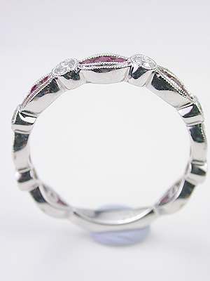 Ruby and Diamond Wedding Ring