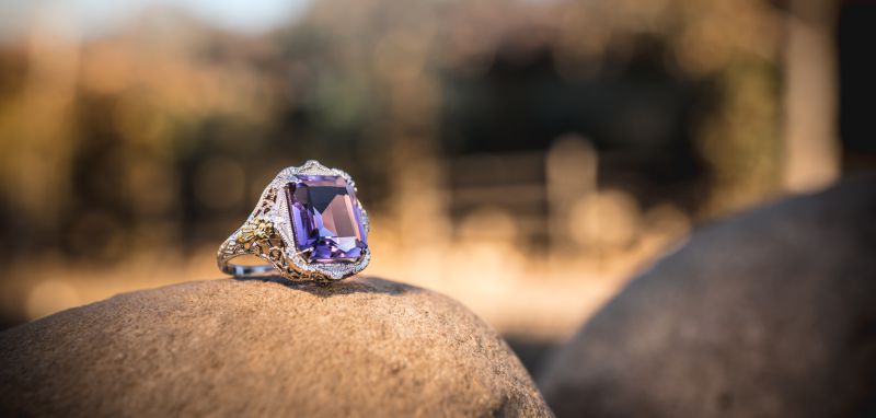 Amethyst Ring in Los Rios Street