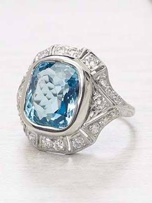 Art Deco Engagement Ring